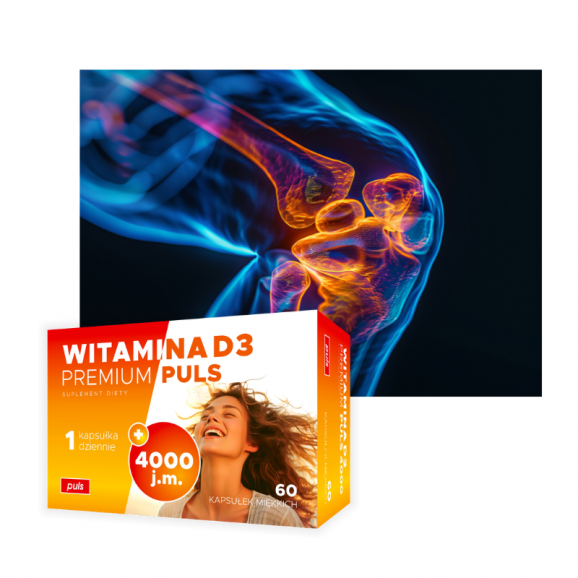 Witamina D3 Premium PULS 4000 j.m., kapsułki, 60 szt. Witamina D3 Premium PULS 4000 j.m., kapsułki, 60 szt. - zdjęcie produktu