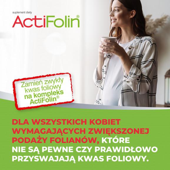 ActiFolin 0,8 mg – suplement diety (90 tabletek) dla kobiet planujących ciążę i w ciąży - zdjęcie produktu