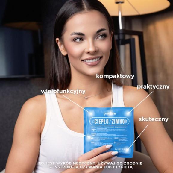 Pakcare kompres żelowy okład ciepło–zimno 15 x 15 cm (1 szt.) – wyrób medyczny - zdjęcie produktu