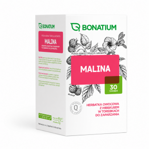 Bonatium Malina Herbatka Ziołowa z Hibiskusem (30 torebek) - zdjęcie produktu