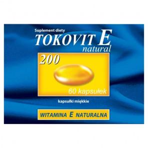 Tokovit E 200 natural – suplement diety (60 kapsułek miękkich) - zdjęcie produktu