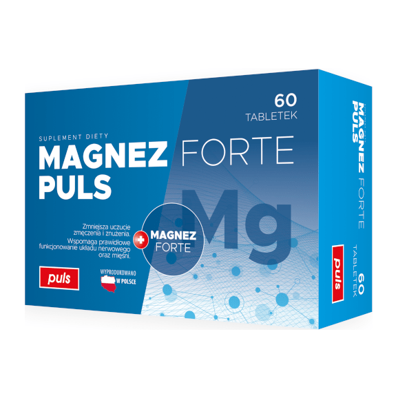 Magnez Forte PULS, tabletki, 60 szt. Magnez Forte PULS, tabletki, 60 szt. - zdjęcie produktu