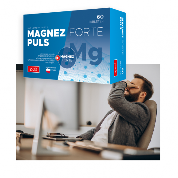 Magnez Forte PULS, tabletki, 60 szt. Magnez Forte PULS, tabletki, 60 szt. - zdjęcie produktu