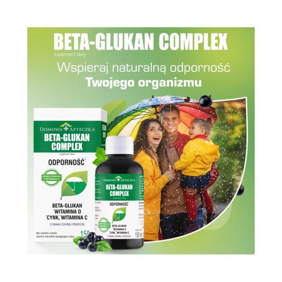 Beta-Glukan Complex, płyn o smaku czarnej porzeczki (150 ml) Beta-Glukan Complex, płyn o smaku czarnej porzeczki (150 ml) - zdjęcie produktu