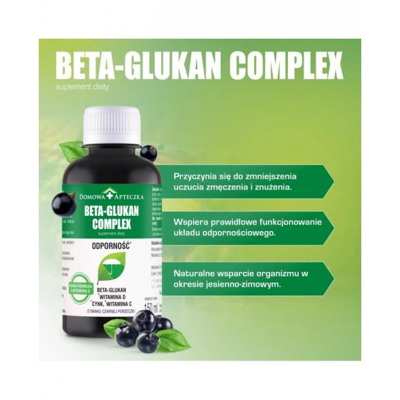 Beta-Glukan Complex, płyn o smaku czarnej porzeczki (150 ml) Beta-Glukan Complex, płyn o smaku czarnej porzeczki (150 ml) - zdjęcie produktu