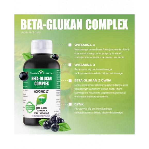 Beta-Glukan Complex, płyn o smaku czarnej porzeczki (150 ml) Beta-Glukan Complex, płyn o smaku czarnej porzeczki (150 ml) - zdjęcie produktu