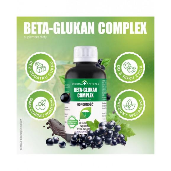 Beta-Glukan Complex, płyn o smaku czarnej porzeczki (150 ml) Beta-Glukan Complex, płyn o smaku czarnej porzeczki (150 ml) - zdjęcie produktu