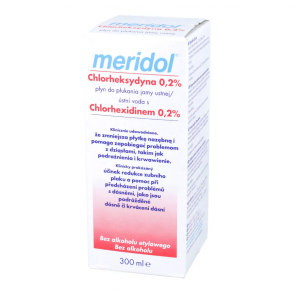 Meridol Chlorheksydyna 0,2% – płyn do płukania jamy ustnej (300 ml) - zdjęcie produktu