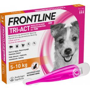 Frontline Tri-Act S – krople na kleszcze dla psów ras małych 1 ml (5–10 kg) - zdjęcie produktu