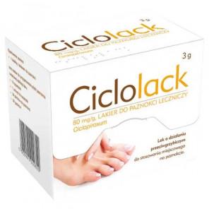 Ciclolack, lakier do paznokci leczniczy, 80 mg/g, 3,3 ml - zdjęcie produktu