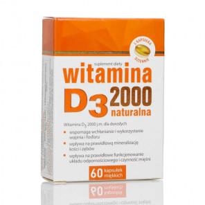 Hasco Witamina D3 2000 j.m. – suplement diety (60 kapsułek) - zdjęcie produktu