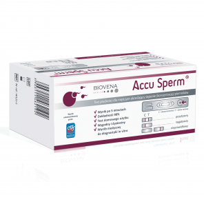 Accu Sperm® – test płodności dla mężczyzn określający stężenie plemników (1 zestaw) - zdjęcie produktu