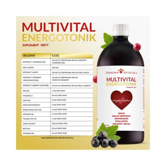 Multivital Energotonik – suplement diety (1 litr) Multivital Energotonik – suplement diety (1 litr) - zdjęcie produktu