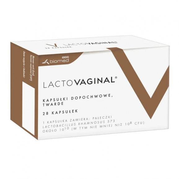 Lactovaginal globulki dopochwowe 28 sztuk + Provag emulsja do higieny intymnej 150ml - zdjęcie produktu