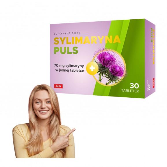Wsparcie trawienia PULS Sylimaryna 30 tabletek + Maślan Sodu 60 kapsułek + Lactiflora Puls 20 kapsułek GRATIS - zdjęcie produktu
