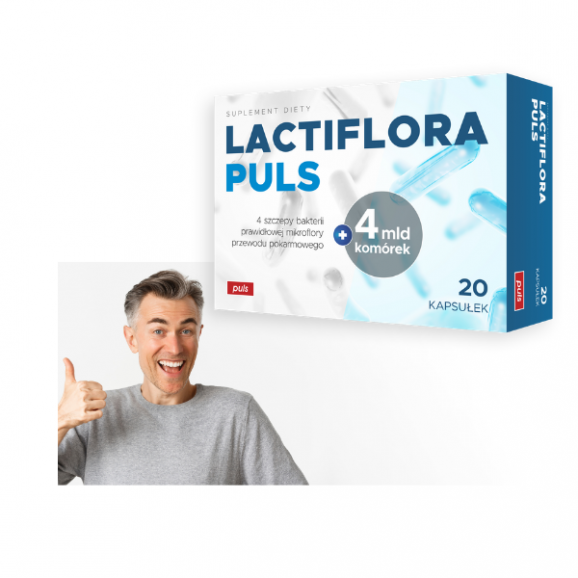 Wsparcie trawienia PULS Sylimaryna 30 tabletek + Maślan Sodu 60 kapsułek + Lactiflora Puls 20 kapsułek GRATIS - zdjęcie produktu