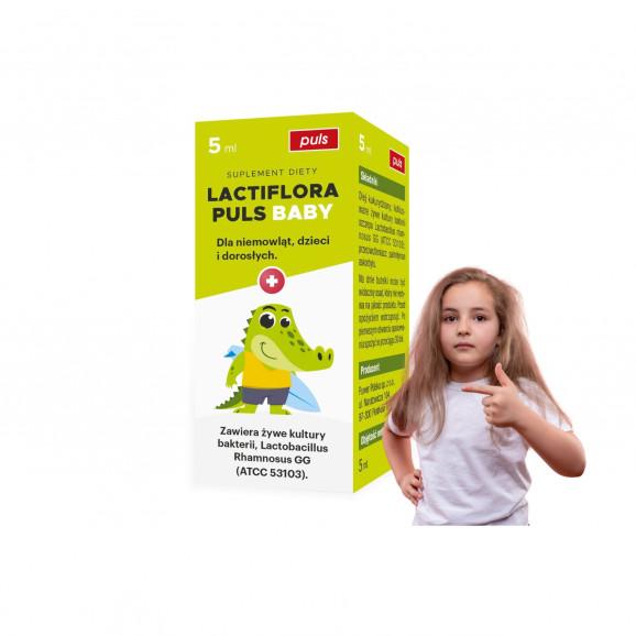 Zestaw Malucha Lactiflora Puls Baby 5ml + Witamina C Puls Kids 30ml + Witamina D Puls Kids 10ml GRATIS - zdjęcie produktu
