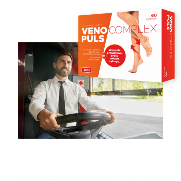 Zestaw Dla Kierowcy Zawodowego PULS Luteina Puls 30 kapsułek + VenoComplex Puls 60 kapsułek + CalmPuls 60 tabletek GRATIS - zdjęcie produktu