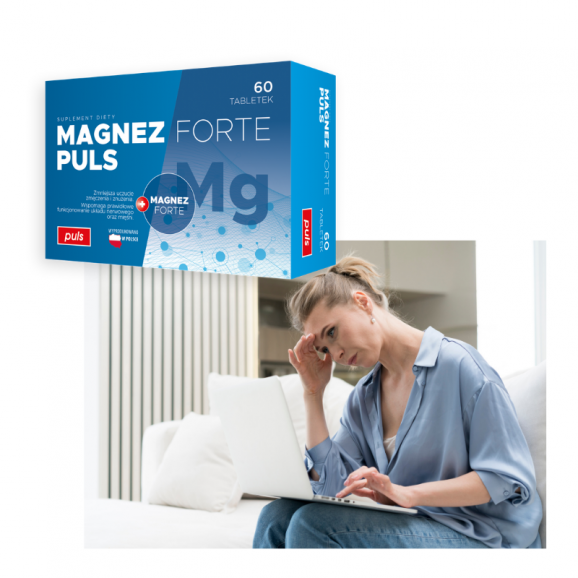Zestaw Home Office PULS Luteina Puls 30 kapsułek + Magnez Forte Puls 60 tabletek + Ashwagandha Elite Puls 60 kapsułek GRATIS - zdjęcie produktu