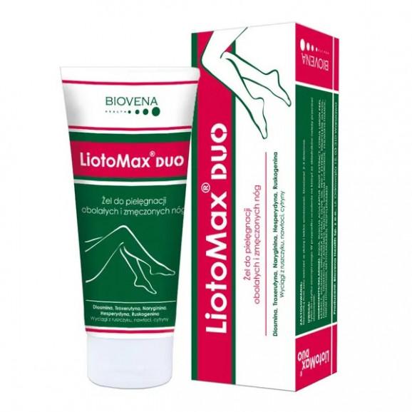 Biovena Health LiotoMax® DUO – żel do pielęgnacji obolałych i zmęczonych nóg (100 g) Biovena Health LiotoMax® DUO – żel do pielęgnacji obolałych i zmęczonych nóg (100 g) - zdjęcie produktu