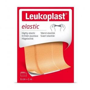 Leukoplast Elastic – plaster z opatrunkiem, cielisty (6 cm x 1 m) – wyrób medyczny - zdjęcie produktu