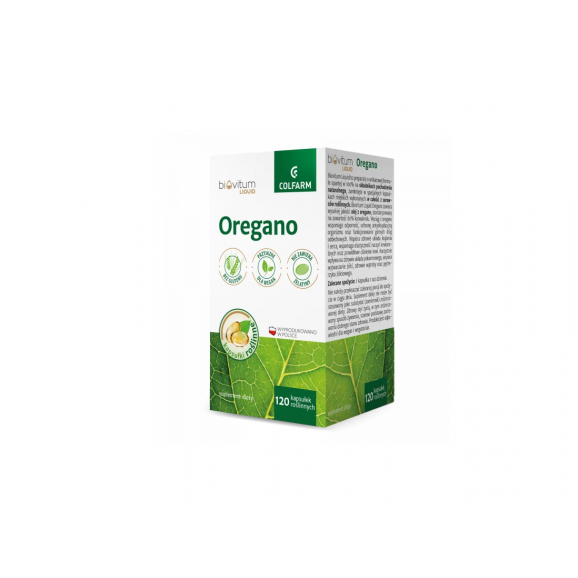 Oregano Biovitum Liquid – suplement diety (120 kapsułek) Oregano Biovitum Liquid – suplement diety (120 kapsułek) - zdjęcie produktu