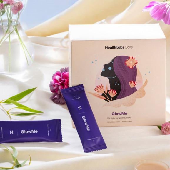 Health Labs Care GlowMe – Dla skóry pełnej blasku (30 saszetek) - smak malinowy - zdjęcie produktu