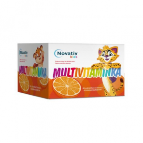 Novativ Kids Multivitaminka Lizaki o smaku pomarańczowym (30 sztuk) - zdjęcie produktu