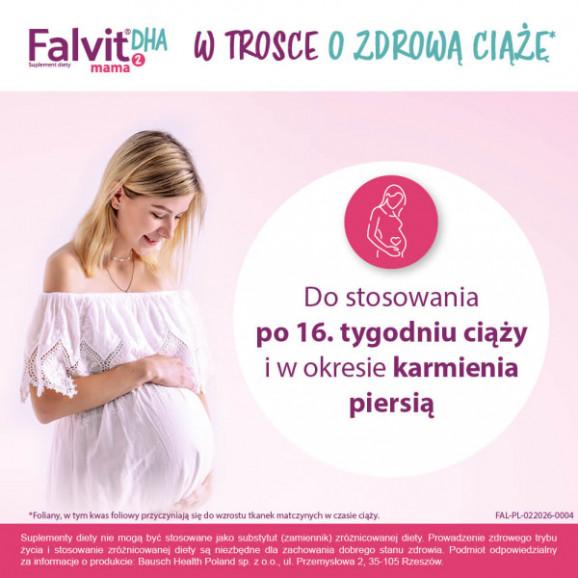Falvit Mama 2 DHA – suplement diety (30 kapsułek) Falvit Mama 2 DHA – suplement diety (30 kapsułek) - zdjęcie produktu