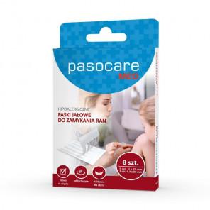 PASOCARE MED Paski jałowe do zamykania ran – wyrób medyczny (8 szt.) - zdjęcie produktu