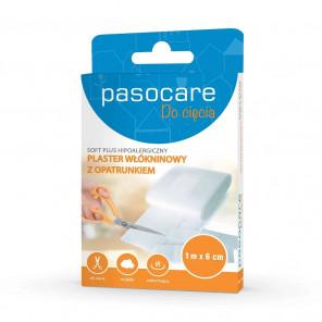 PASO / Pasocare Soft Plus plaster włókninowy z opatrunkiem (1 m x 6 cm) – wyrób medyczny, 1 szt. - zdjęcie produktu