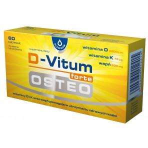 D-Vitum Forte Osteo, tabletki do ssania lub połykania, 60 szt. - zdjęcie produktu