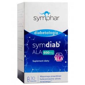 Symdiab ALA 600 mg – suplement diety (30 kapsułek) - zdjęcie produktu
