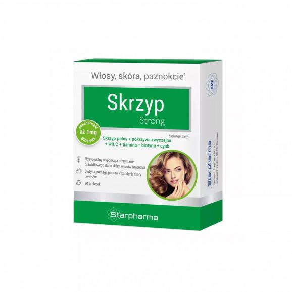 Starpharma Skrzyp strong 30 tabletek – suplement diety Starpharma Skrzyp strong 30 tabletek – suplement diety - zdjęcie produktu