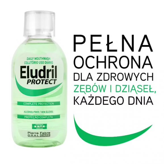 Eludril Protect, płyn do codziennej higieny jamy ustnej, 500 ml - zdjęcie produktu