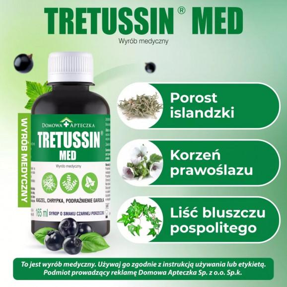 Tretussin Med syrop 165 ml – wyrób medyczny - zdjęcie produktu