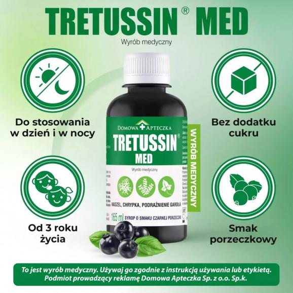Tretussin Med syrop 165 ml – wyrób medyczny - zdjęcie produktu