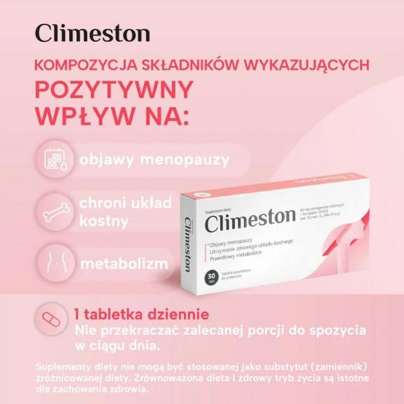 Climeston – suplement diety (30 tabletek powlekanych) - zdjęcie produktu