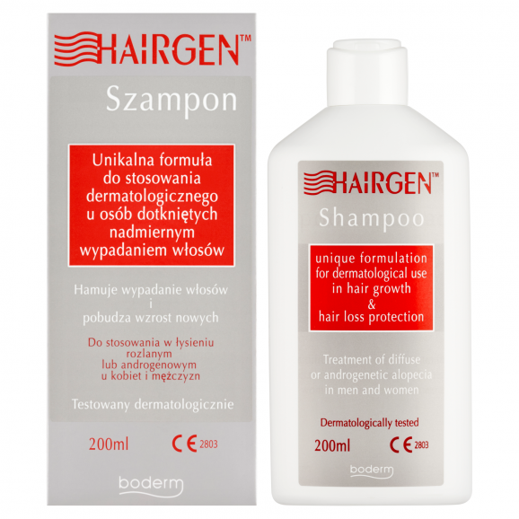 Hairgen szampon przeciw wypadaniu włosów – wyrób medyczny (200 ml) - zdjęcie produktu