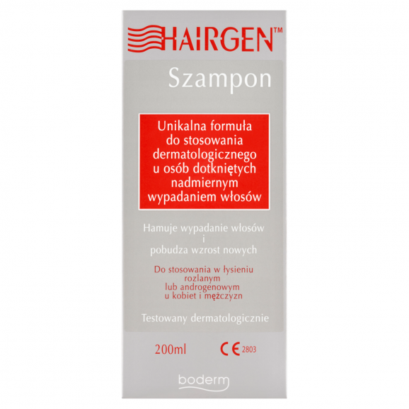 Hairgen szampon przeciw wypadaniu włosów – wyrób medyczny (200 ml) - zdjęcie produktu