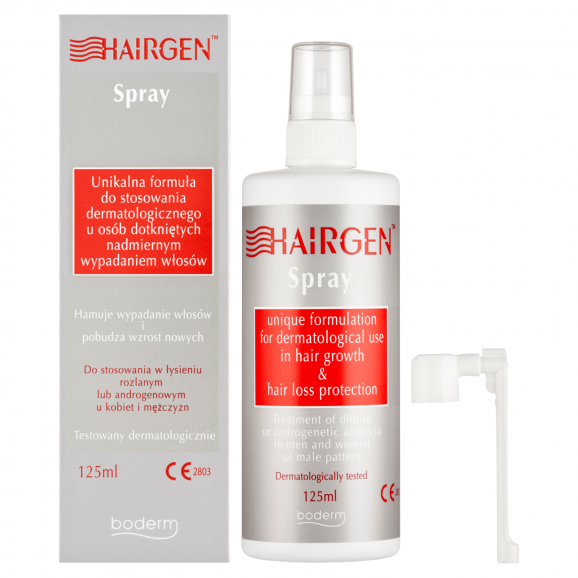 Hairgen Spray, preparat przeciw wypadaniu włosów – wyrób medyczny (125 ml) - zdjęcie produktu