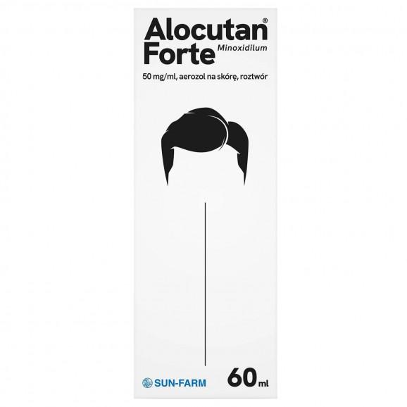 Alocutan Forte 50 mg/ml, aerozol na skórę, roztwór (60 ml) - zdjęcie produktu