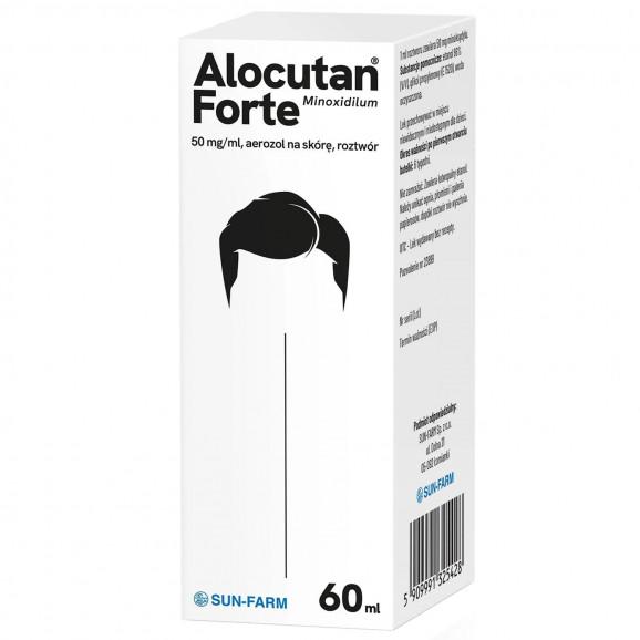 Alocutan Forte 50 mg/ml, aerozol na skórę, roztwór (60 ml) - zdjęcie produktu