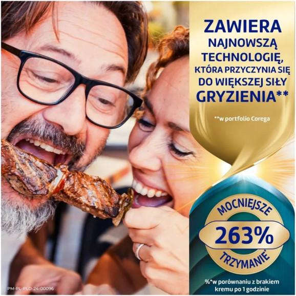 Corega Power Max Supreme All‑In‑1 – krem mocujący do protez zębowych, neutralny (40 g) - zdjęcie produktu