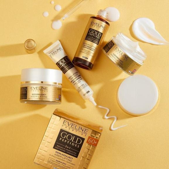 Eveline Gold Peptides – ujędrniający krem-lifting 60+ na dzień i na noc (50 ml) Eveline Gold Peptides – ujędrniający krem-lifting 60+ na dzień i na noc (50 ml) - zdjęcie produktu