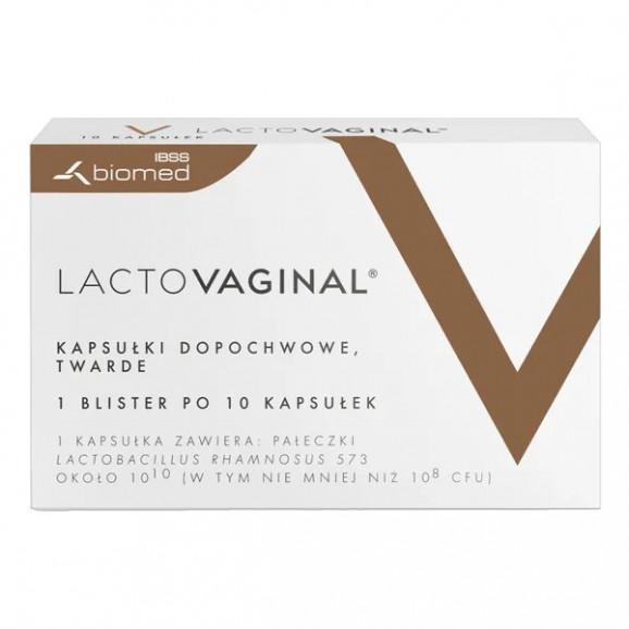 Lactovaginal kapsułki dopochwowe 10 sztuk + Provag emulsja do higieny intymnej 150ml - zdjęcie produktu