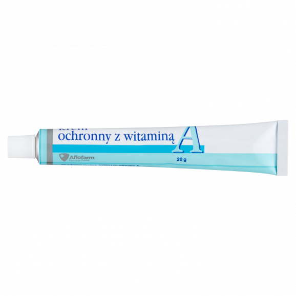 Krem ochronny z witaminą A Aflofarm, 20 g Krem ochronny z witaminą A Aflofarm, 20 g - zdjęcie produktu