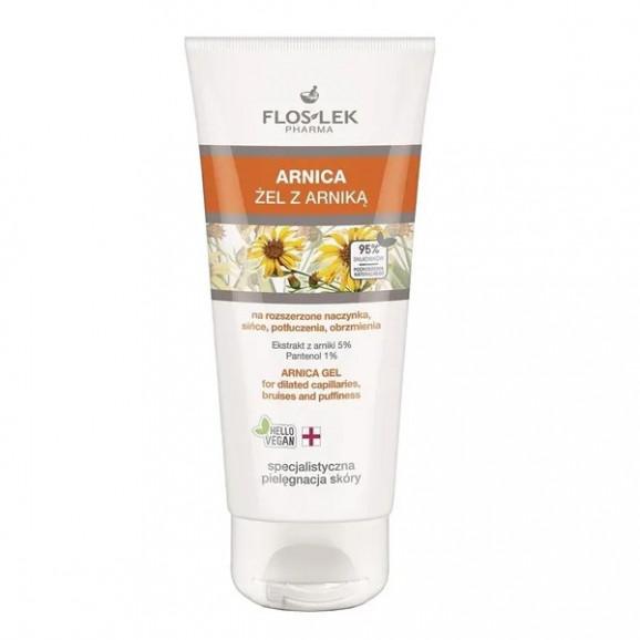 Flos-Lek Arnica, żel arnikowy na rozszerzone naczynka, sińce, potłuczenia i obrzmienia (200 ml) Flos-Lek Arnica, żel arnikowy na rozszerzone naczynka, sińce, potłuczenia i obrzmienia (200 ml) - zdjęcie produktu