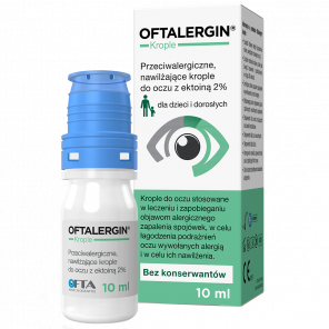 Oftalergin Krople – wyrób medyczny (10 ml) - zdjęcie produktu