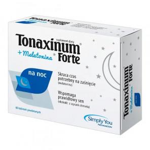 Tonaxinum Forte na noc + Melatonina, tabletki, 60 szt. - zdjęcie produktu